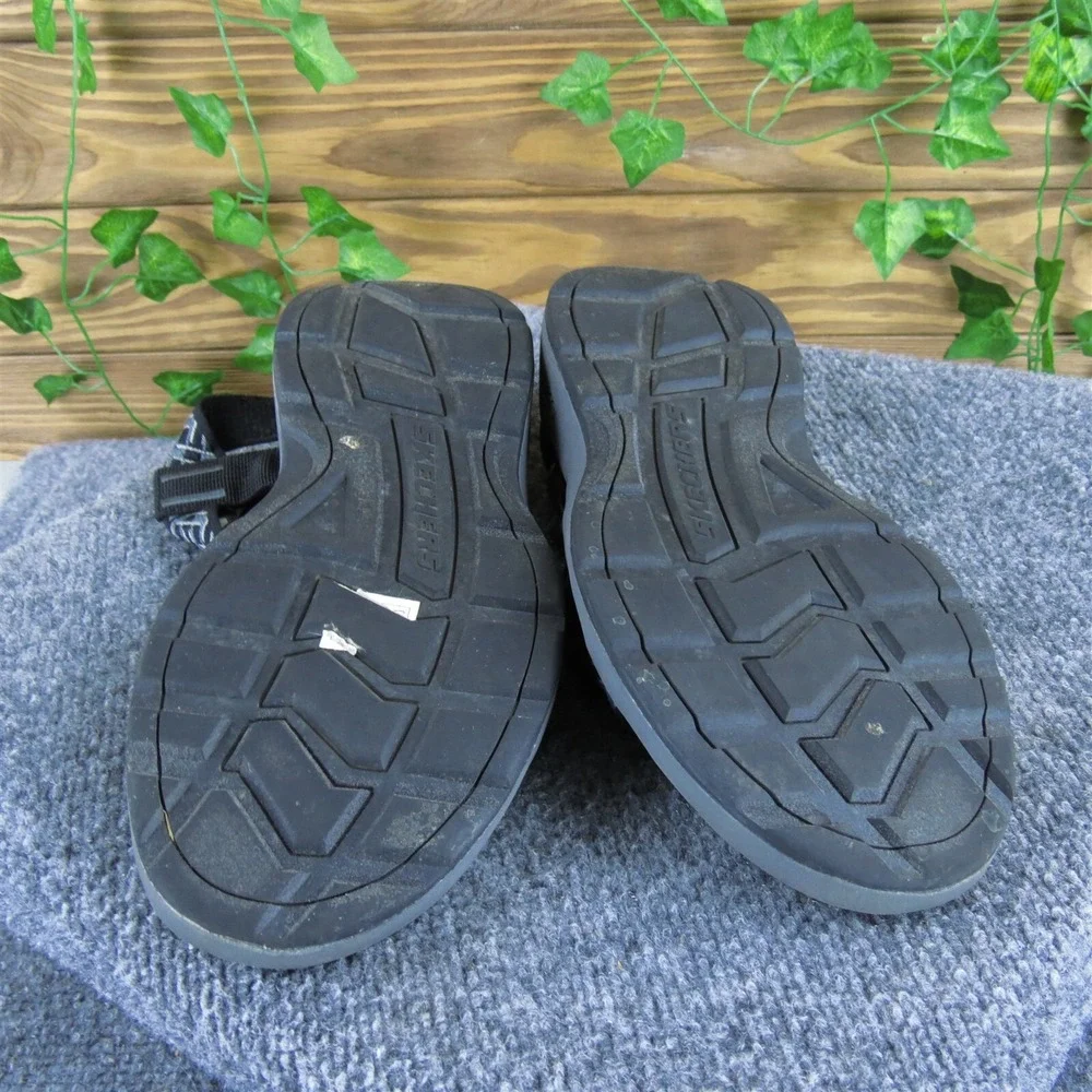 Skechers Men's  Strappy Black Synthetic Size‎ 10 Medium Gently Used 2025